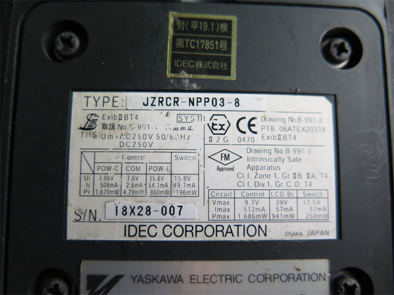 JZRCR-NPP03-8 Used Robot Parts