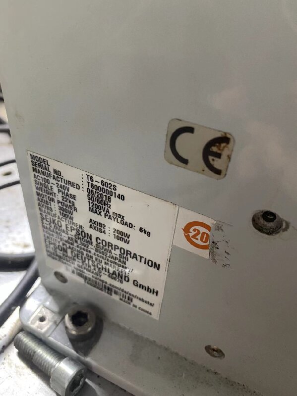 T6-602S Used Epson Robot