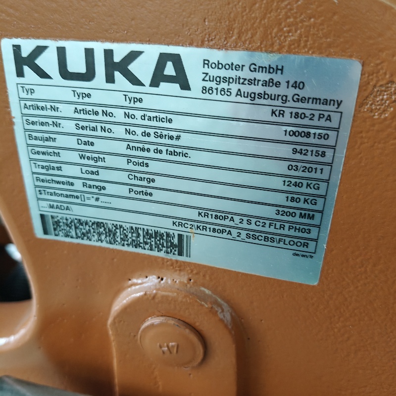 KR180-2PA Used KUKA Robot